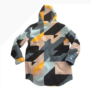 Thor Graphic Jacket Abstract Geometric Print Water Resistant Outdoor